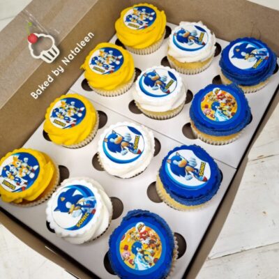 Sonic Speed Rush Cupcakes
