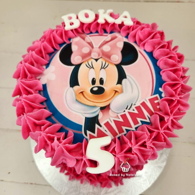 Minnie Mouse Buttercream Birthday Cake - Image 2