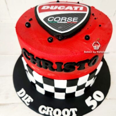 Ducati 50th Birthday Cake