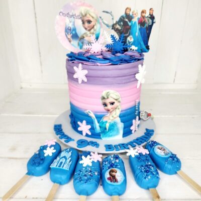 Frozen Birthday Party Cake A