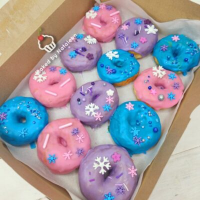 Frozen Birthday Party Donuts