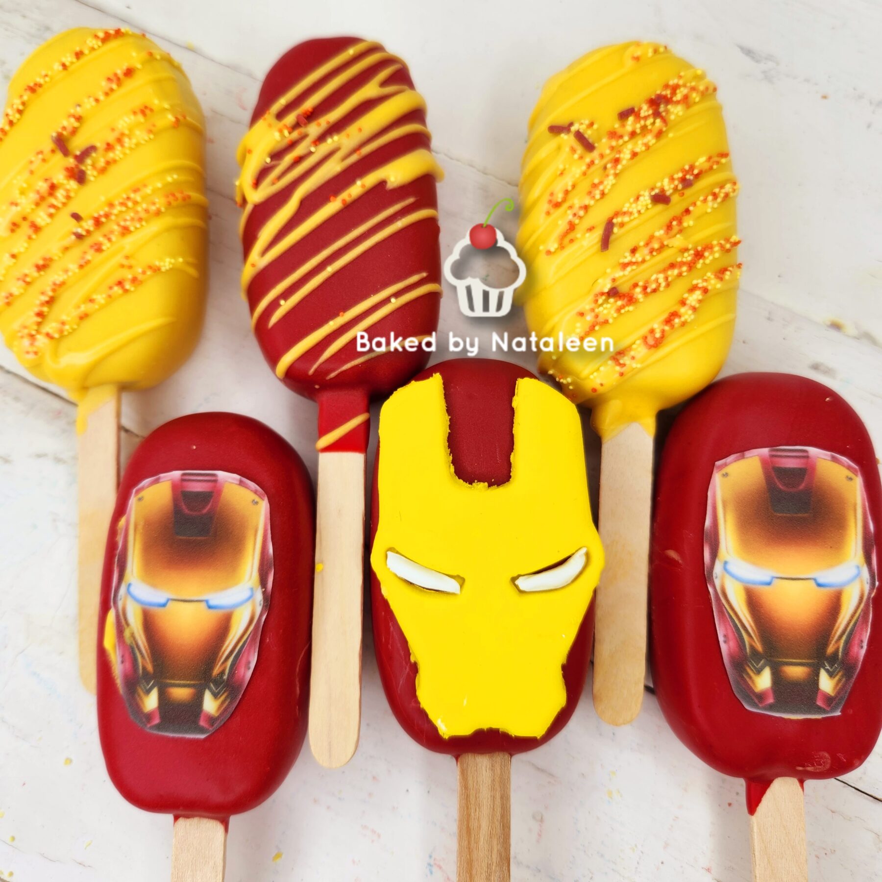 Ironman Themed Cakesicles - Image 2