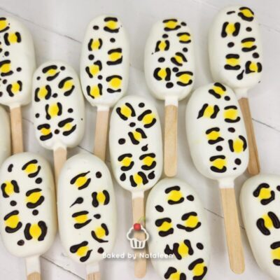 Leopard Print Cakesicles