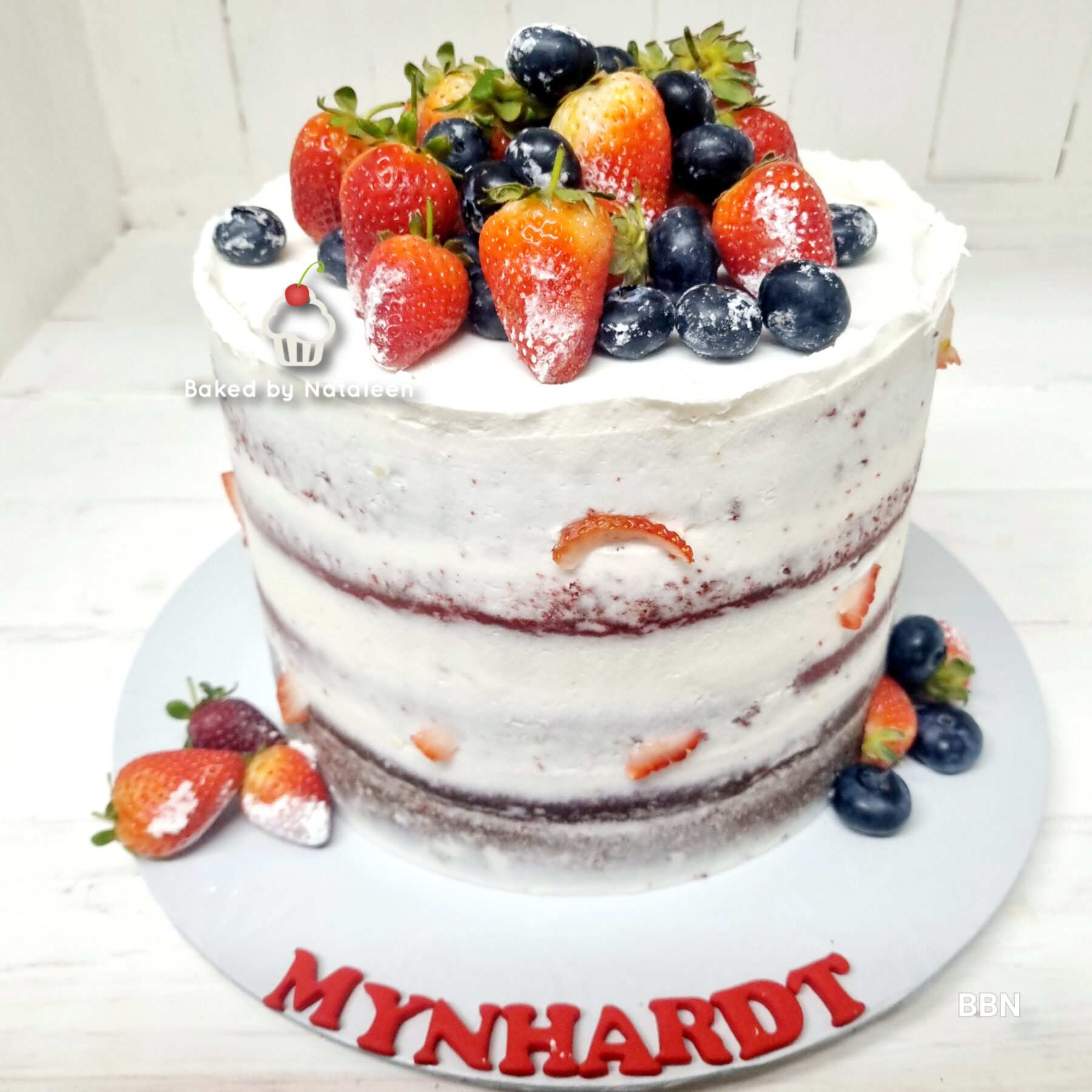 Naked Cake with Fresh Seasonal Fruit - Image 2