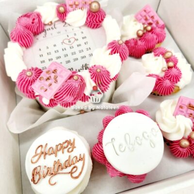 Pink Birthday Burnaway Bento Box