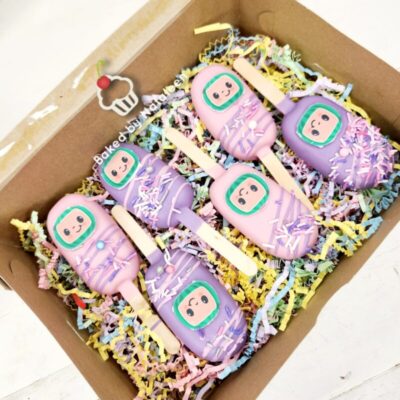 Pink And Purple Cocomelon Cakesicles