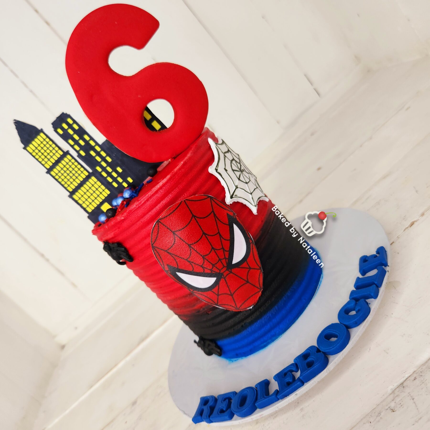 Buttercream Spiderman Cake 2 - Image 2