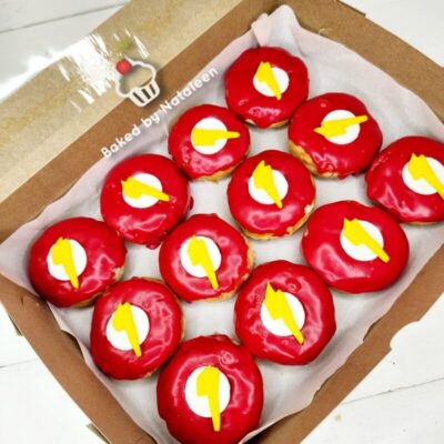 The Flash Themed Donuts