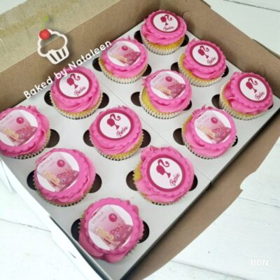 Custom Barbie Cupcakes