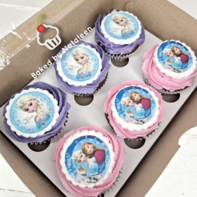 Frozen Castle Birthday Cupcakes