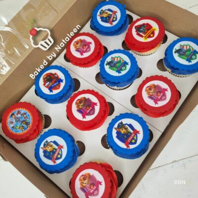 Paw Patrol Red and Blue Cupcakes 2