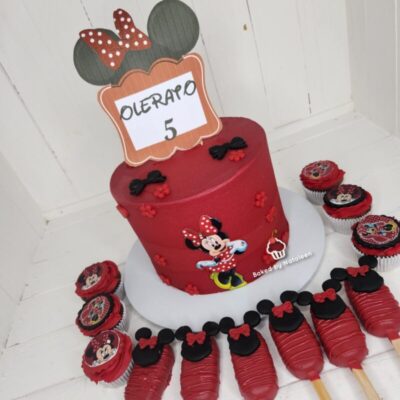 Red Minnie Mouse Party Combo