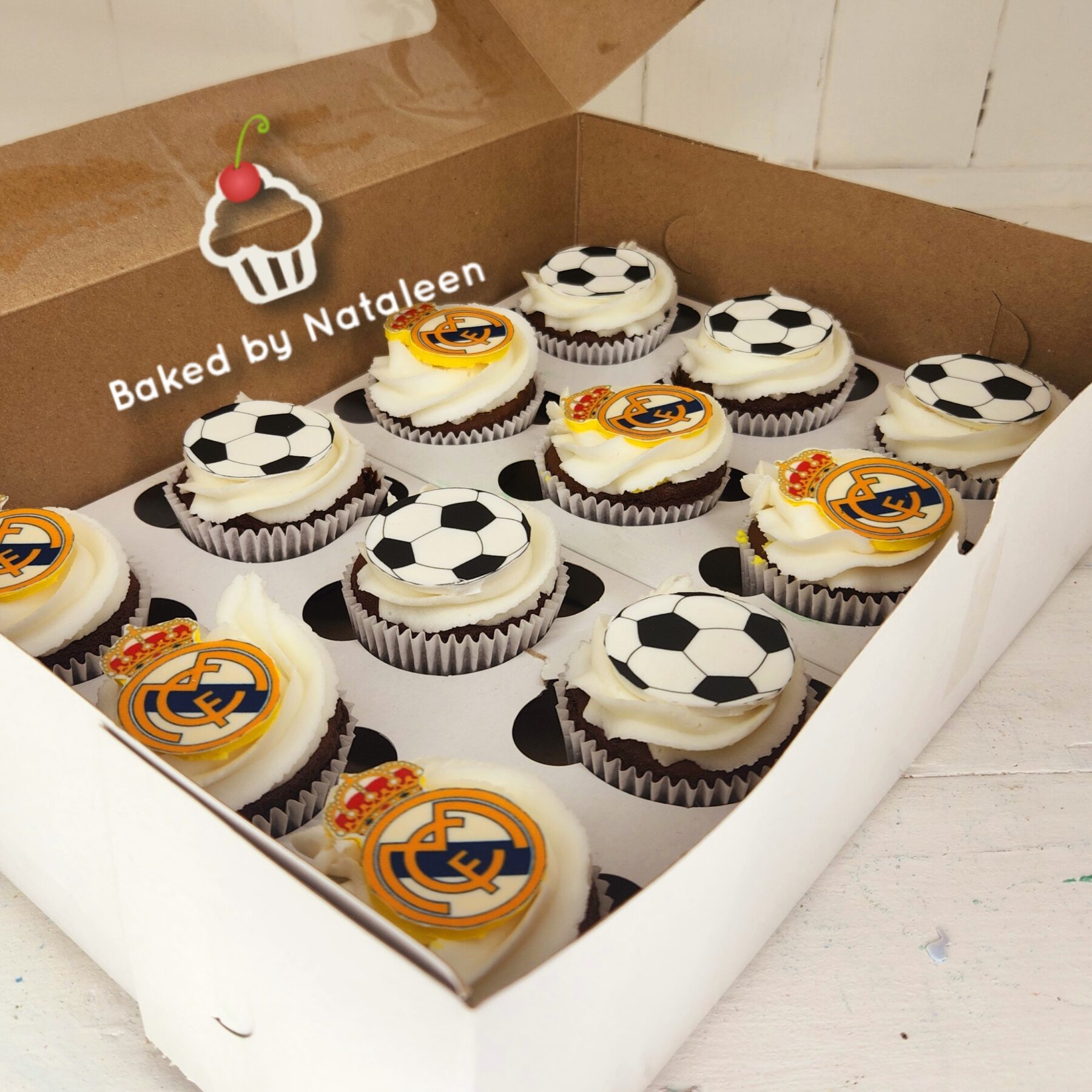 Real Madrid CF Soccer Cupcakes - Image 2