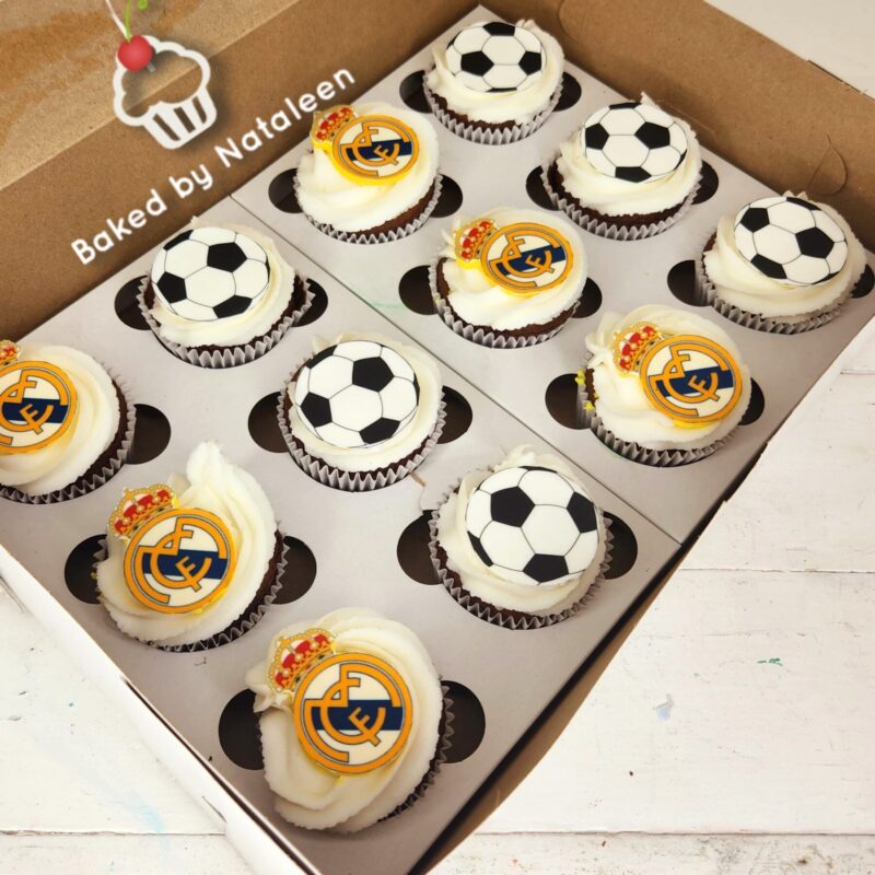 Real Madrid CF Soccer Cupcakes