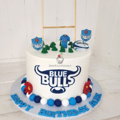 Blue Bulls buttercream Cake