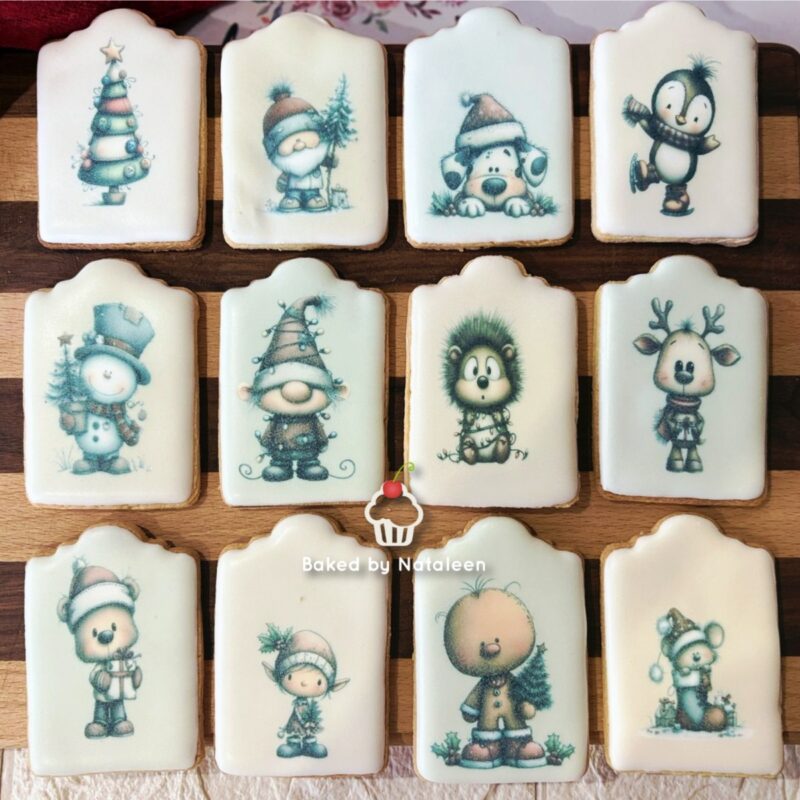 Christmas Iced sugar cookies