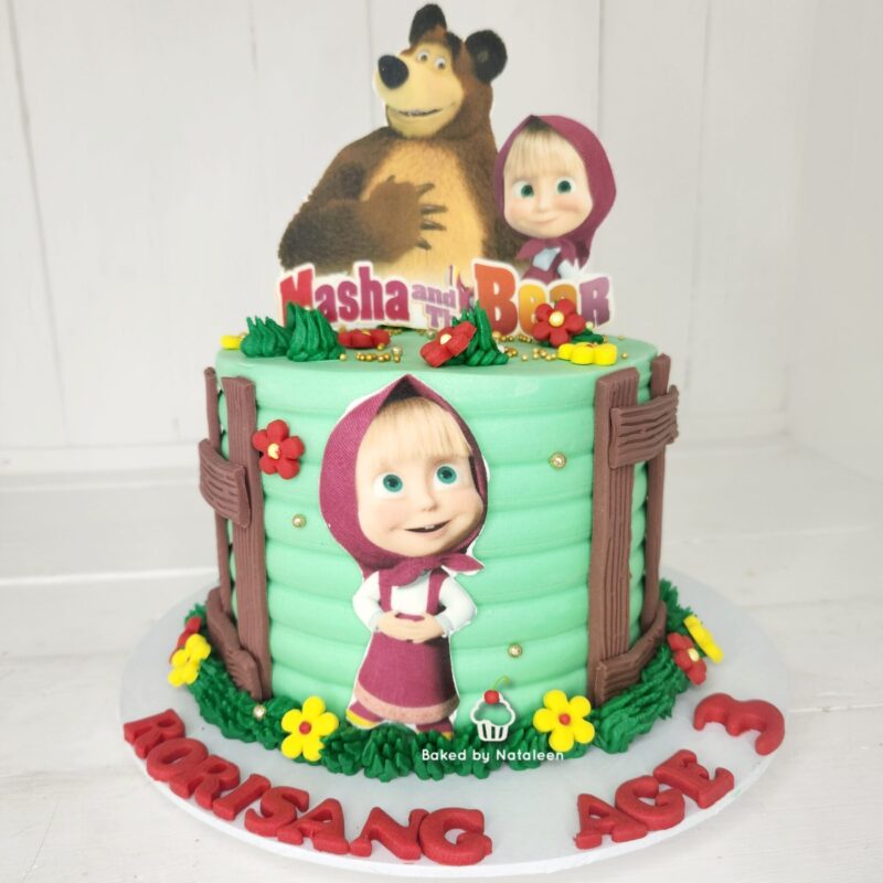 Masha and the Bear Birthday Cake 2 - Image 2
