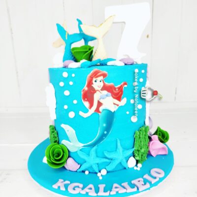 Mermaid Buttercream Birthday Cake