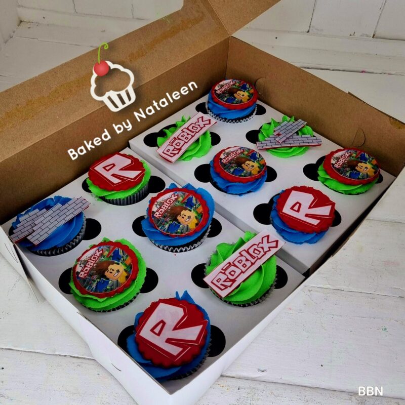 Roblox Themed Cupcakes Baked By Nataleen Roblox Cupcakes 1 