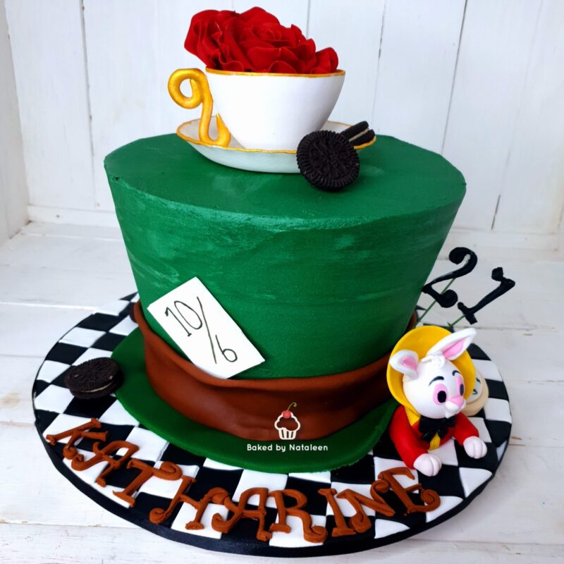 Alice in Wonderland Birthday Cake - Image 2