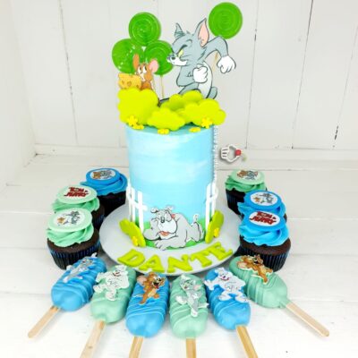 Tom and Jerry Combo Party Cake