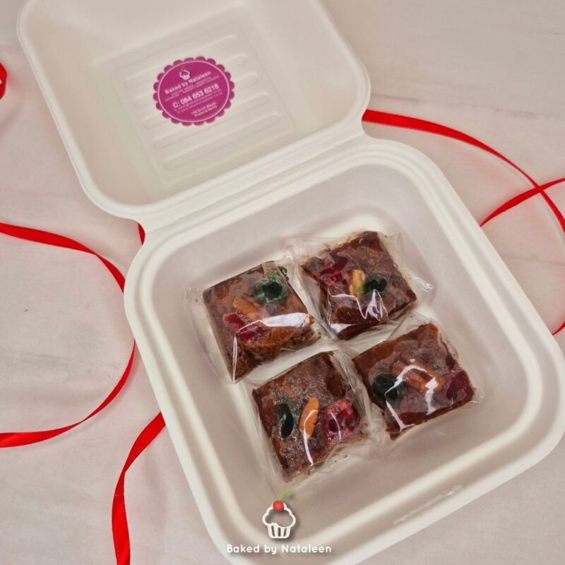 4 Pack Traditional Brandy Fruit Cake - Image 3