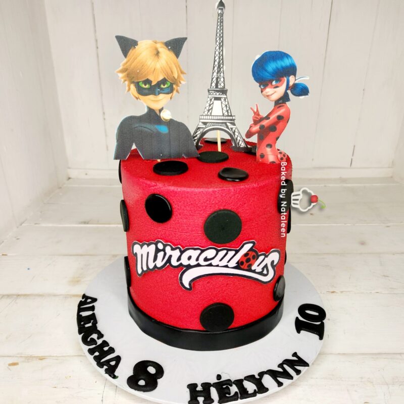 Miraculous Ladybug and Cat Noir Cake - Image 3