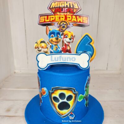 Mighty Paws Edible Print Birthday Cake