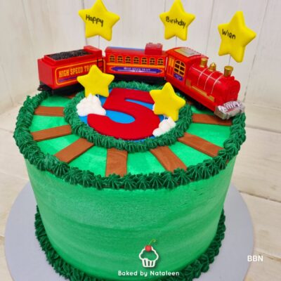 Train Themed Birthday Cake