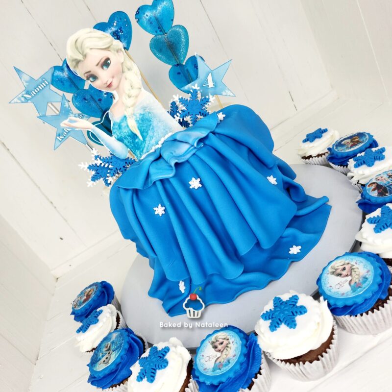 Elsa Frozen Birthday Cake Combo - Image 2