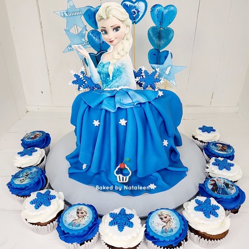 Elsa Frozen Birthday Cake Combo