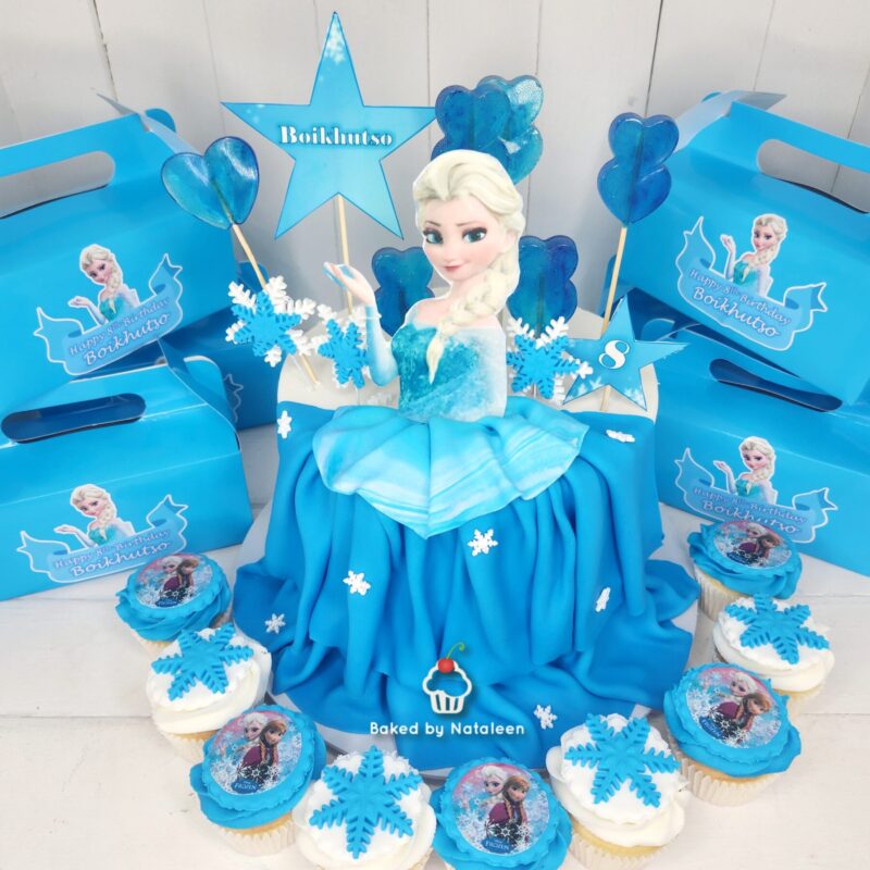 Elsa Frozen Birthday Cake Combo - Image 3