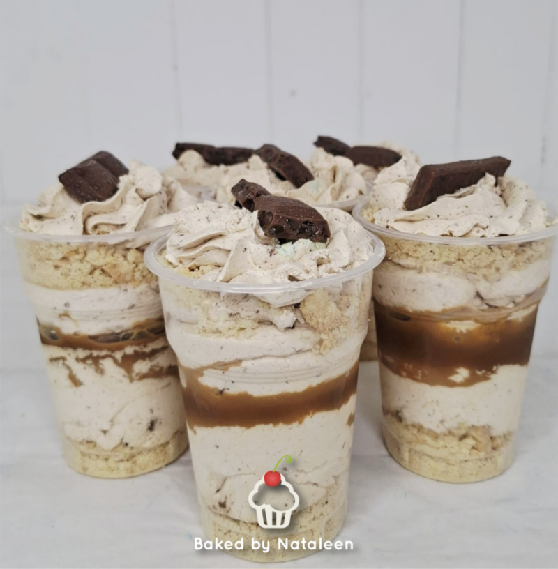 Peppermint Crisp Dessert Cups