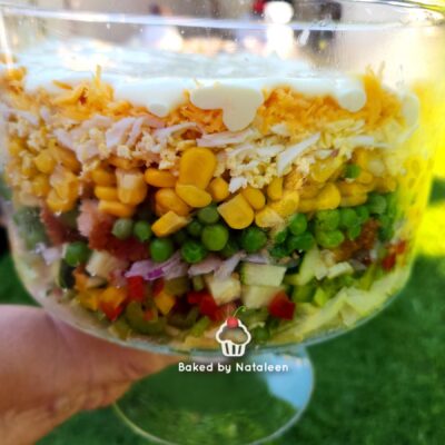 Colourful Seven Layer Salad
