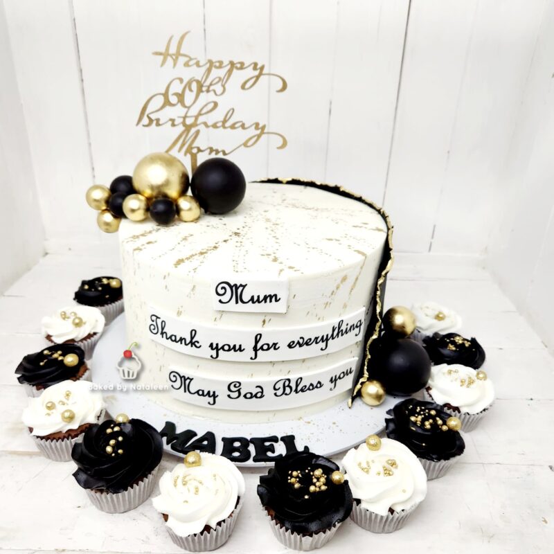 Thank You Mum 60th Birthday Cake - Image 3