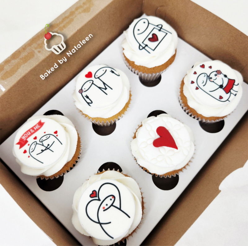 Valentines Day Meme Cupcakes
