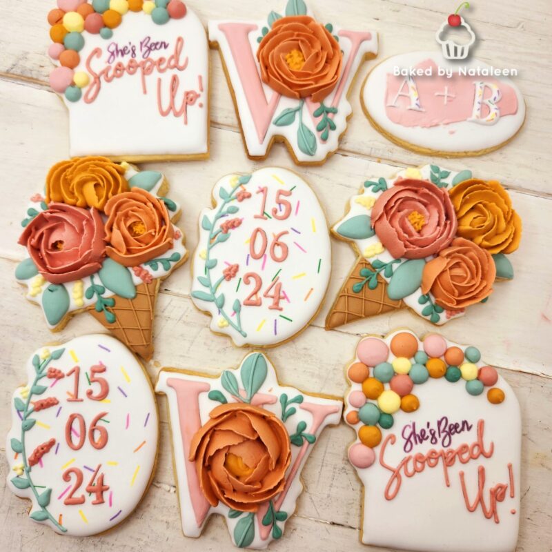 Bridal Shower Iced Cookies