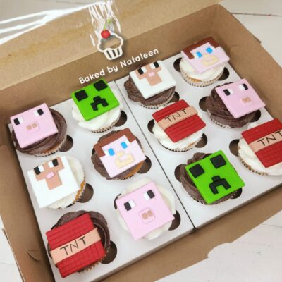 Minecraft Character Cupcakes 3