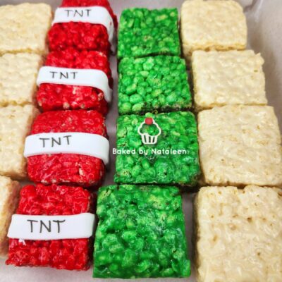 Minecraft Rice Krispie Treats