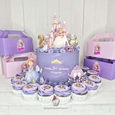 Sofia the First Party Cake Combo