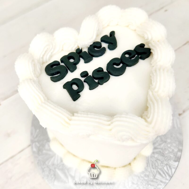 Spicy Pisces Heart Cake - Image 2