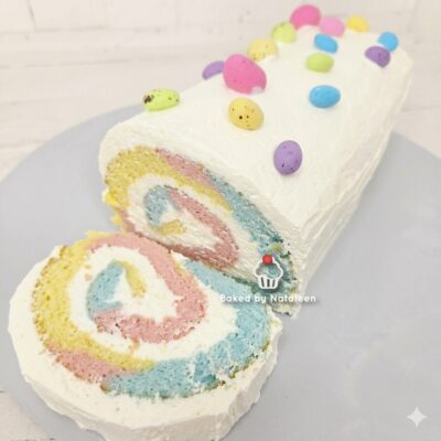 Easter Themed Swiss Roll