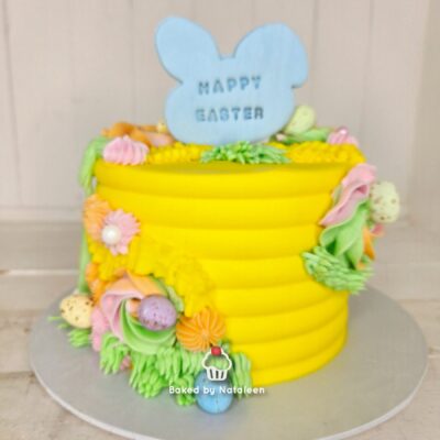 Yellow Easter Buttercream Cake