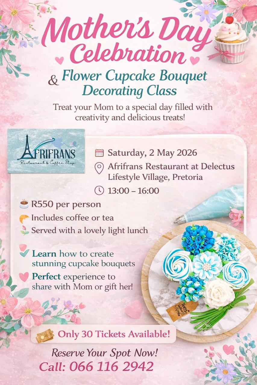 Mothers Day Cupcake Bouquet Decorating Class