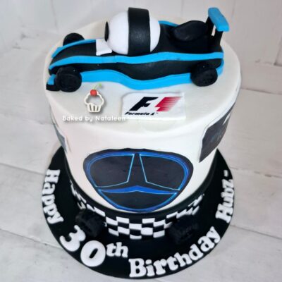 Fondant Racing Car Cake