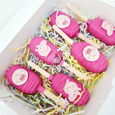 Peppa Pig Themed Cakesicles 2