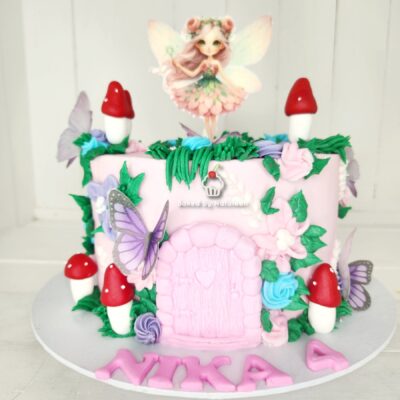 Fairy Castle Birthday Cake