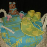 3D Baby Shower Basket Cake