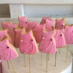 Marilyn Monroe theme party Pink Dress cookies